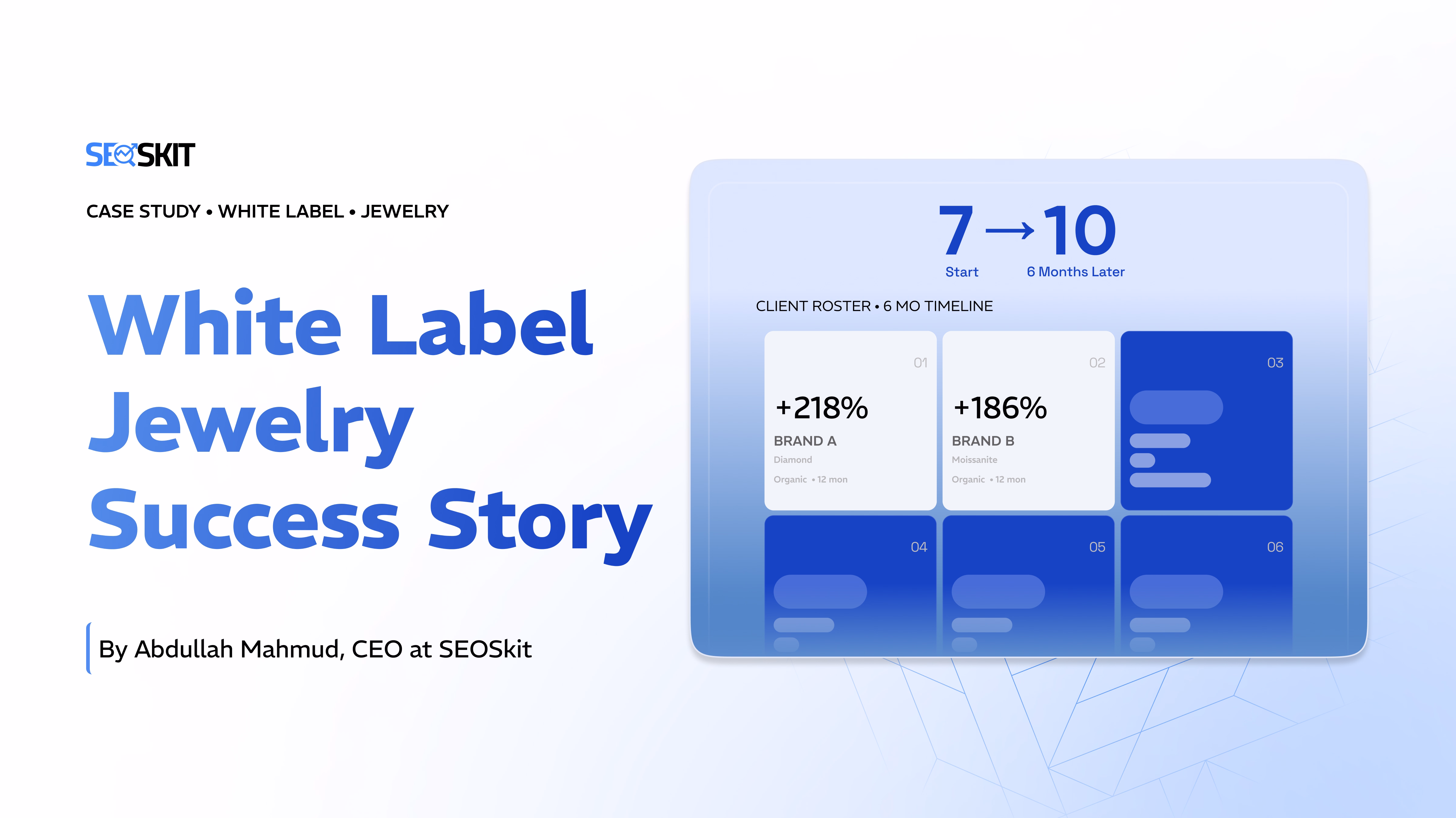 How a Jewelry SEO Agency Scaled from 7 to 10 Clients in 6 Months Without Adding Staff